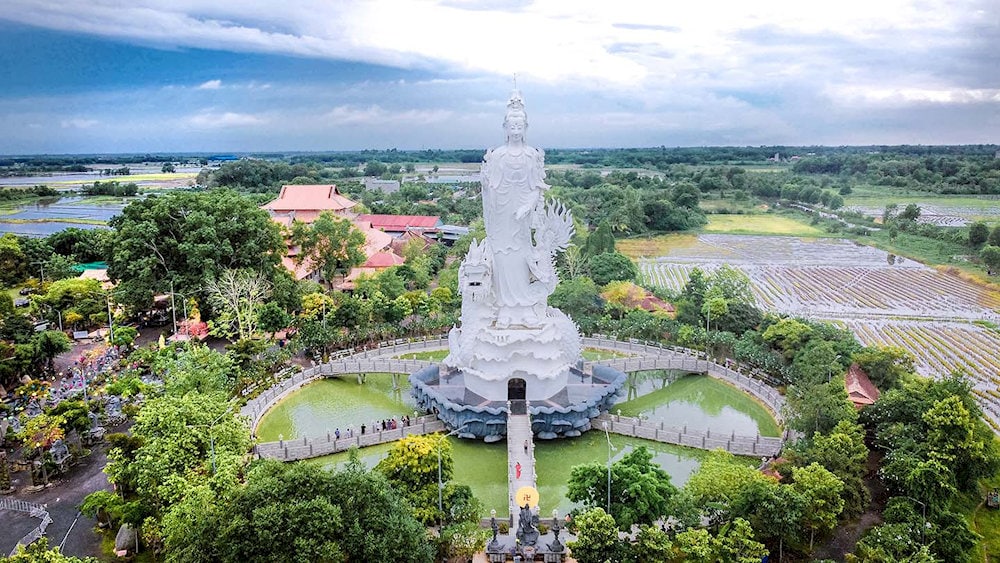 Diện mạo khang trang của chùa Gò Kén ngày nay 